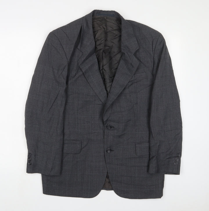 Chatleys Mens Grey Wool Jacket Suit Jacket Size 40 Regular