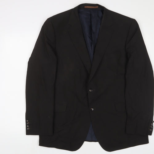 Marks and Spencer Mens Brown Wool Jacket Suit Jacket Size 46 Regular