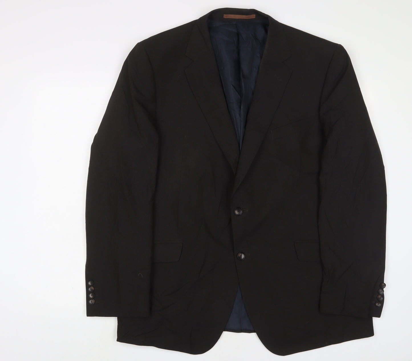 Marks and Spencer Mens Brown Wool Jacket Suit Jacket Size 46 Regular