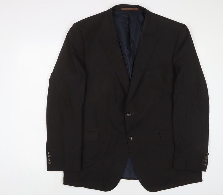 Marks and Spencer Mens Brown Wool Jacket Suit Jacket Size 46 Regular