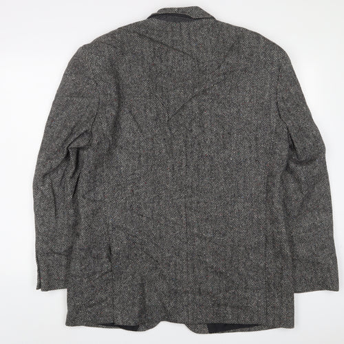 Marks and Spencer Mens Grey Wool Jacket Suit Size 42 Regular