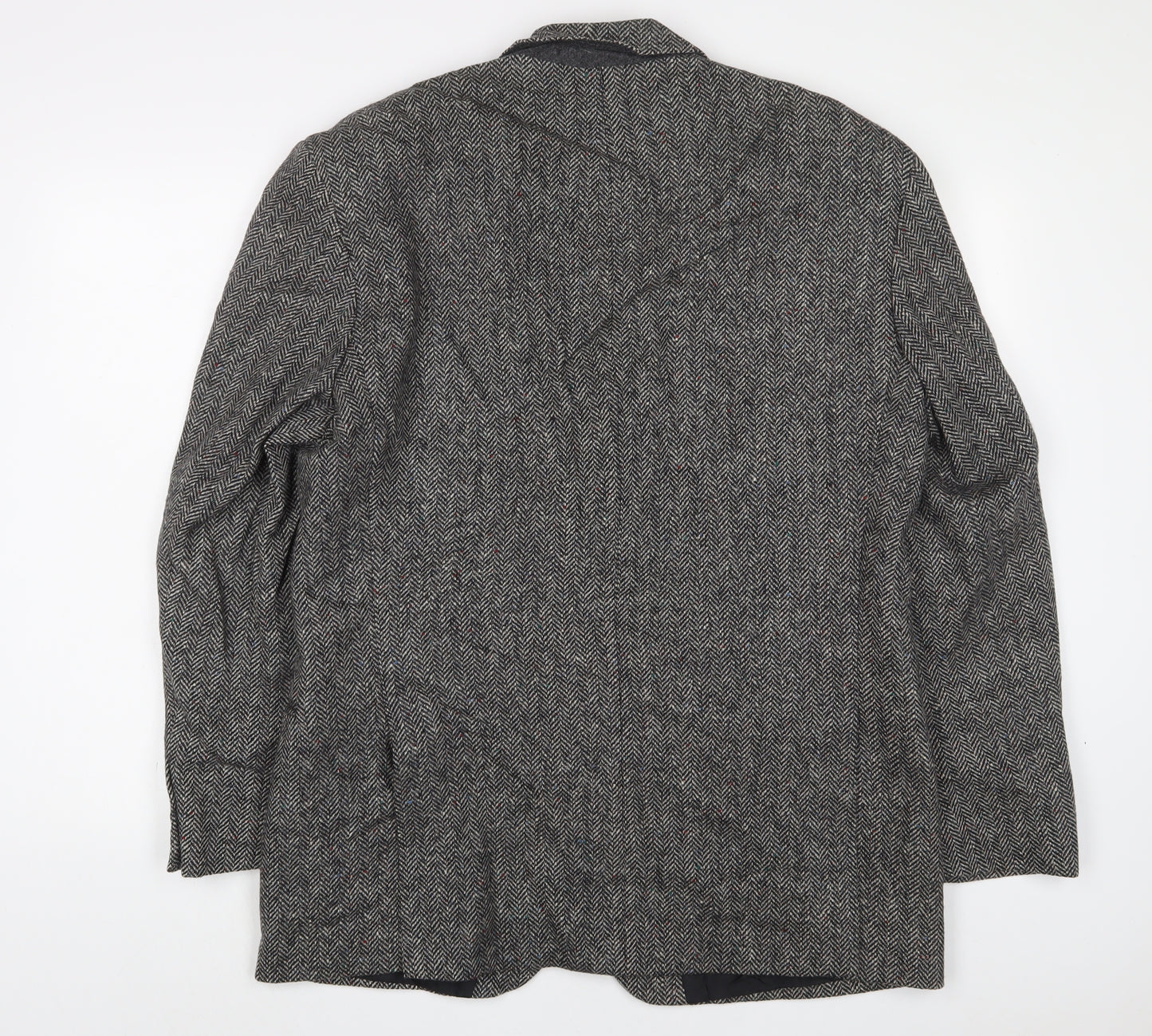 Marks and Spencer Mens Grey Wool Jacket Suit Size 42 Regular