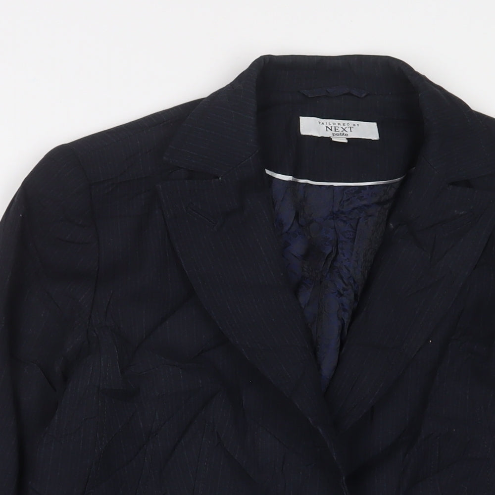 NEXT Womens Blue Jacket Blazer Size 14 Button