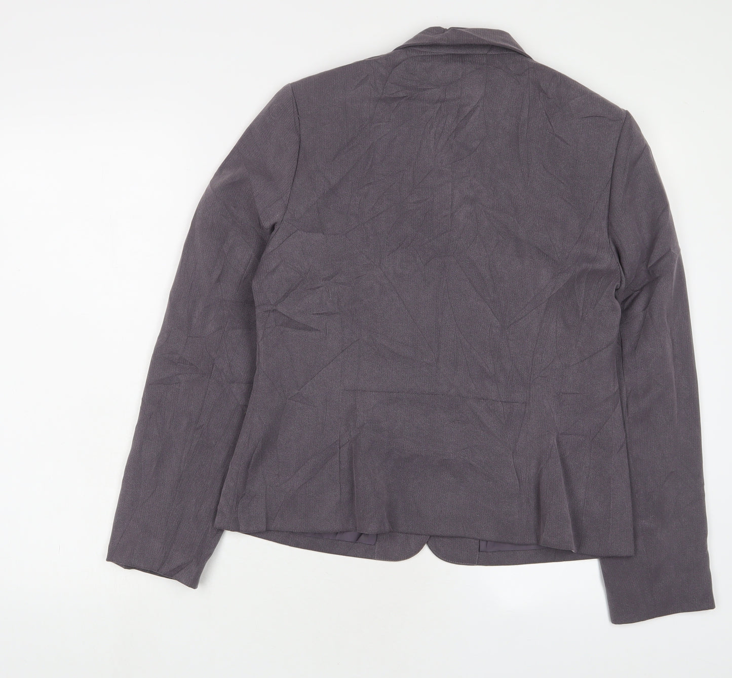 NEXT Womens Grey Jacket Blazer Size 14 Button