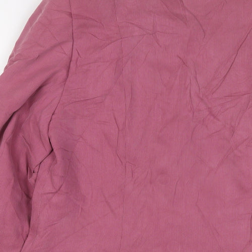 Alexon Womens Purple Jacket Blazer Size 14 Button