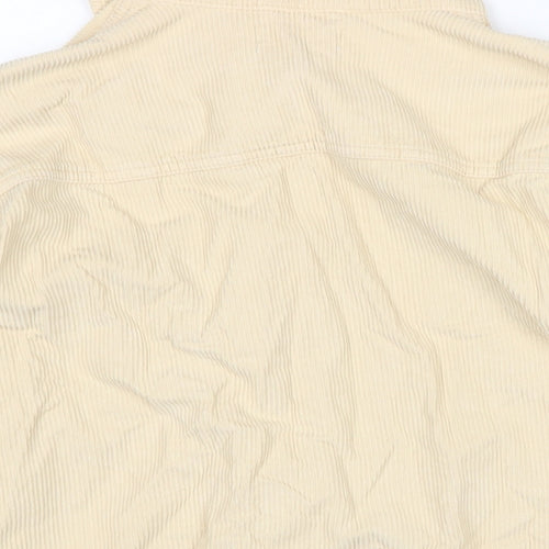 Topshop Womens Ivory Jacket Size M Button