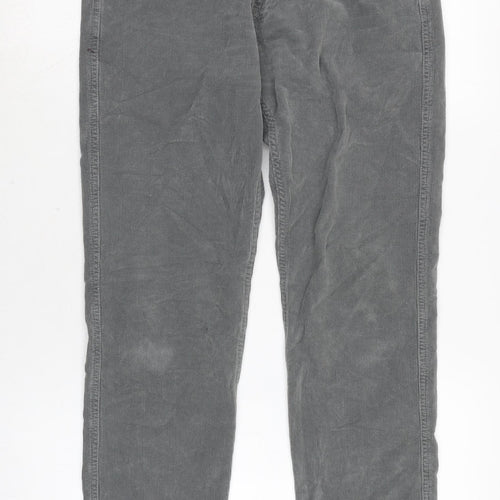 Replay Mens Grey Cotton Blend Straight Jeans Size 28 in L28 in Regular Tie