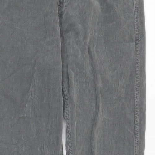 Replay Mens Grey Cotton Blend Straight Jeans Size 28 in L28 in Regular Tie