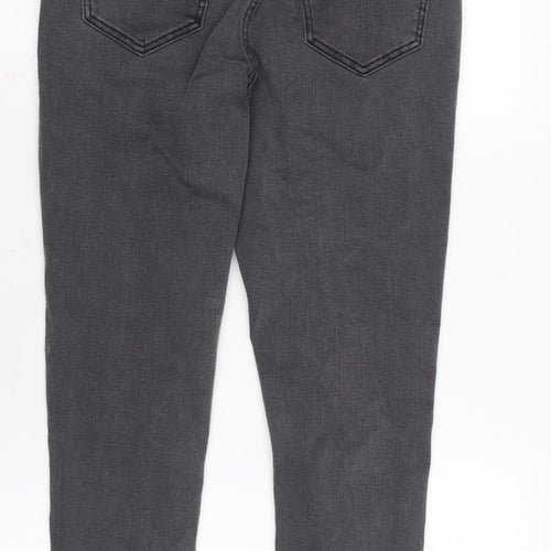Love Denim Womens Grey Cotton Blend Skinny Jeans Size 25 in L26 in Regular Zip