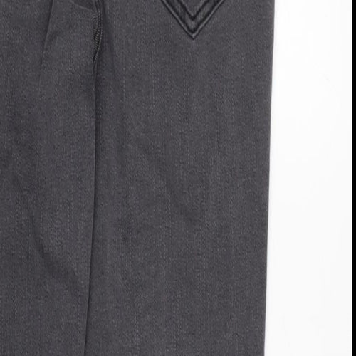 Love Denim Womens Grey Cotton Blend Skinny Jeans Size 25 in L26 in Regular Zip