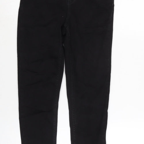 New Look Womens Black Cotton Blend Skinny Jeans Size 8 L23 in Regular Zip