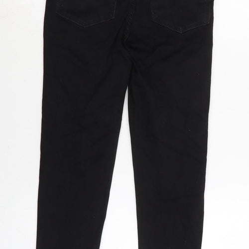 New Look Womens Black Cotton Blend Skinny Jeans Size 8 L23 in Regular Zip