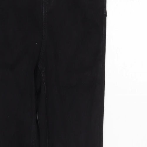 New Look Womens Black Cotton Blend Skinny Jeans Size 8 L23 in Regular Zip