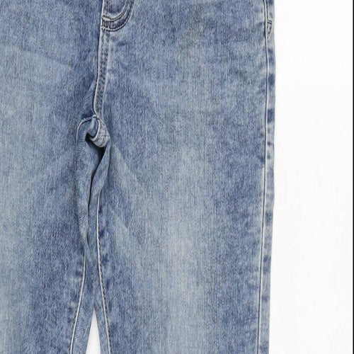 Gap Boys Blue Cotton Straight Jeans Size 10-11 Years L26 in Regular Tie