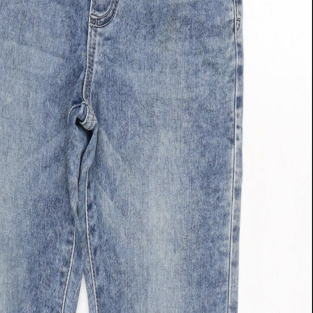 Gap Boys Blue Cotton Straight Jeans Size 10-11 Years L26 in Regular Tie