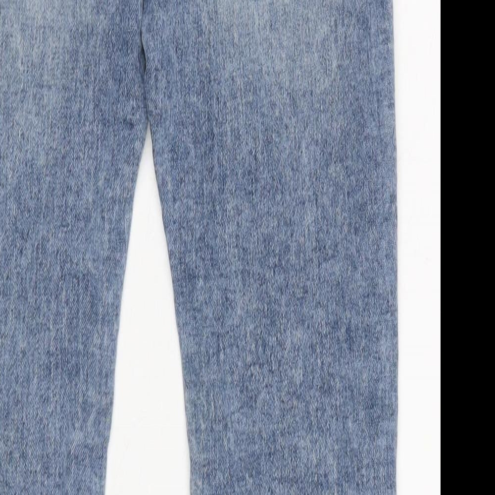 Gap Boys Blue Cotton Straight Jeans Size 10-11 Years L26 in Regular Tie