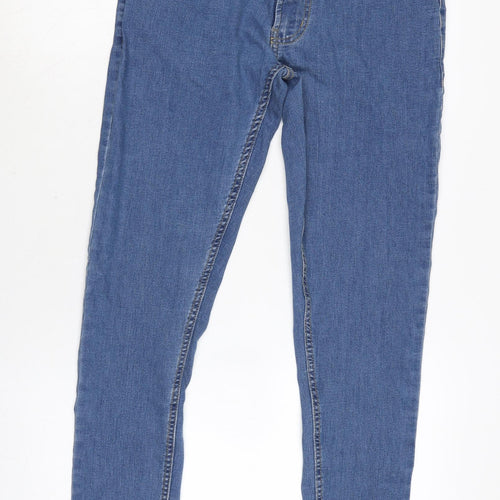Denim & Co. Mens Blue Cotton Blend Skinny Jeans Size 28 in L29 in Regular Zip