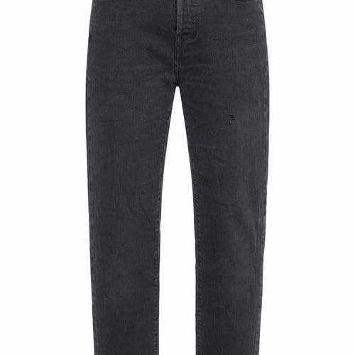 Levi's Womens Grey Cotton Blend Straight Jeans Size 26 in L25.5 in Regular Button - Raw Hem