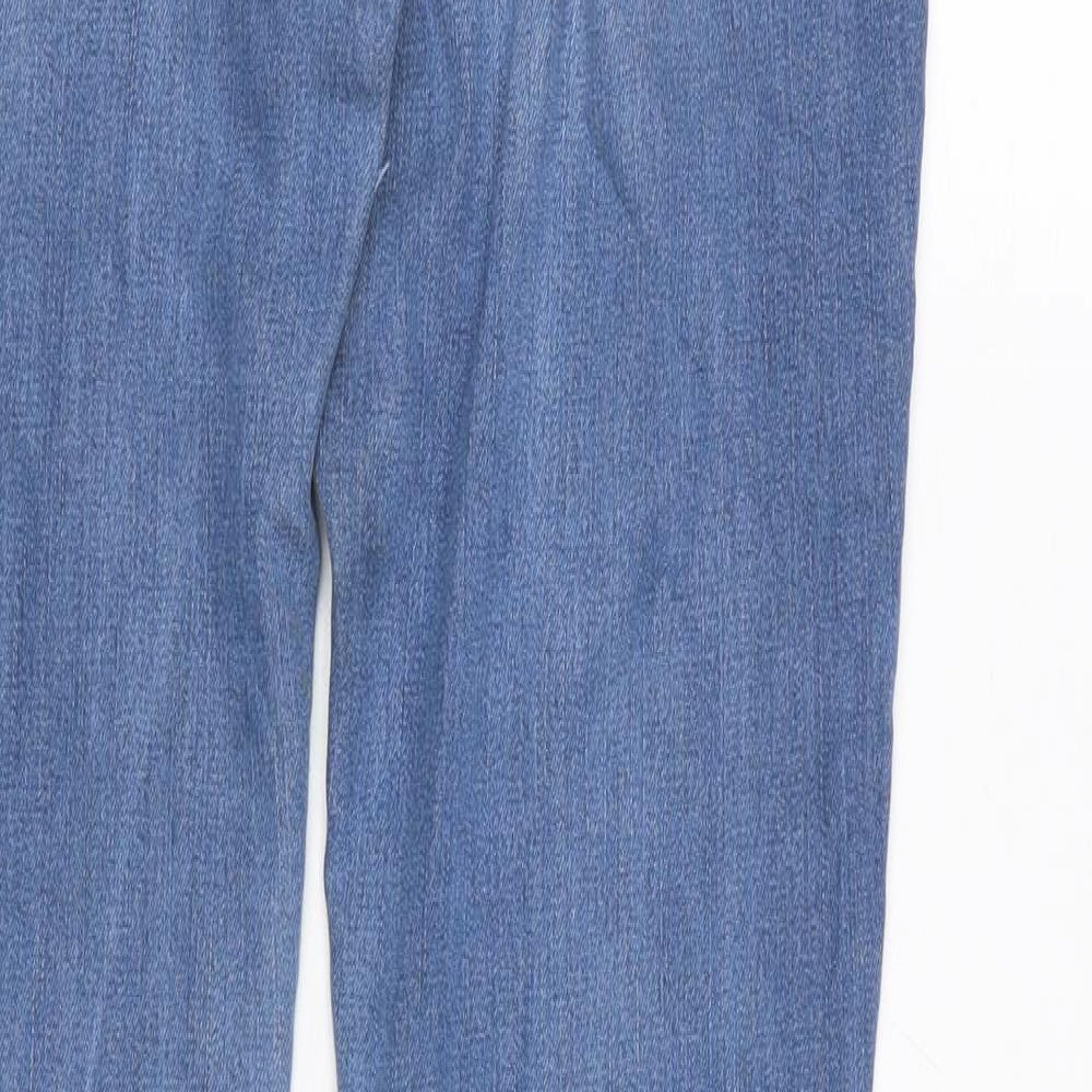 Levis Womens Blue Cotton Blend Skinny Jeans Size 32 in L30 in Regular Zip