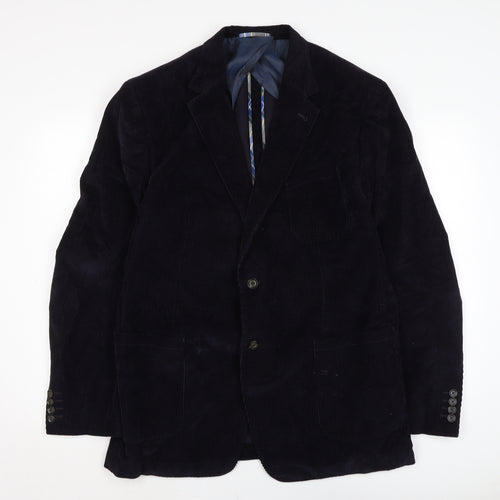 Marks and Spencer Mens Blue Jacket Size XL Button