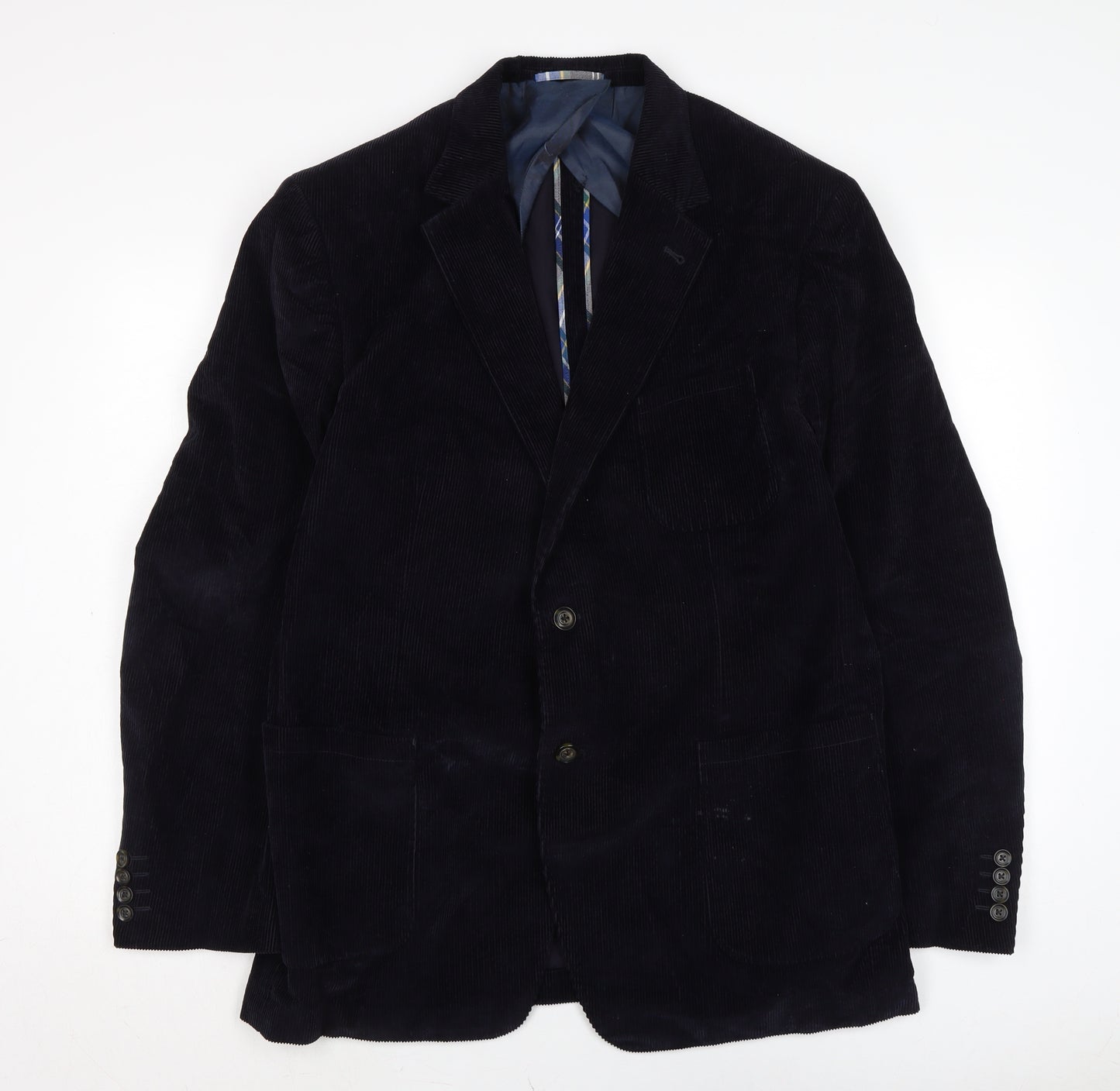 Marks and Spencer Mens Blue Jacket Size XL Button