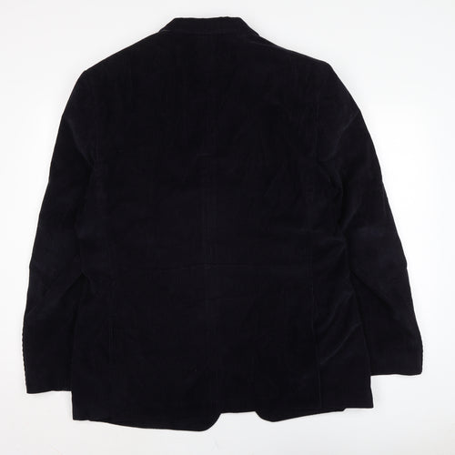 Marks and Spencer Mens Blue Jacket Size XL Button