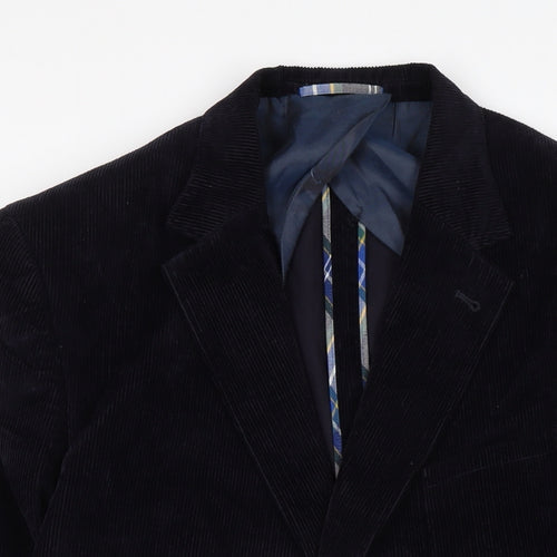 Marks and Spencer Mens Blue Jacket Size XL Button