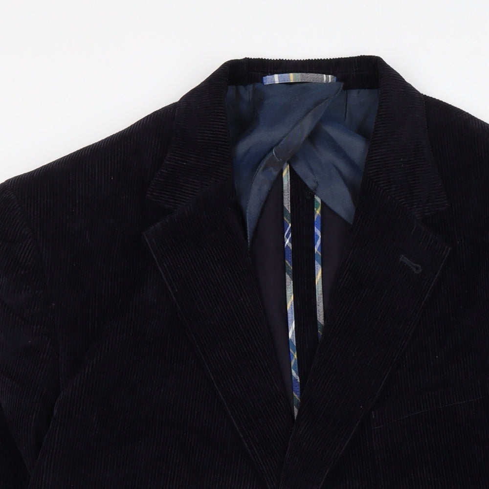 Marks and Spencer Mens Blue Jacket Size XL Button