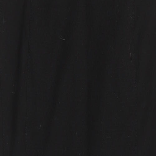 Oasis Womens Black Polyester Pencil Dress Size 8 Round Neck Zip