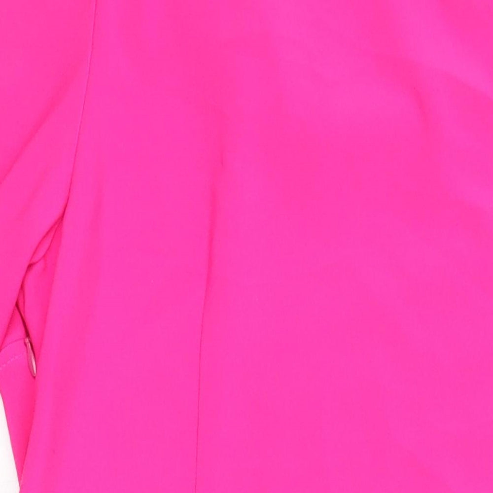 Ribkoff Womens Pink Polyester Pencil Dress Size 16 Boat Neck