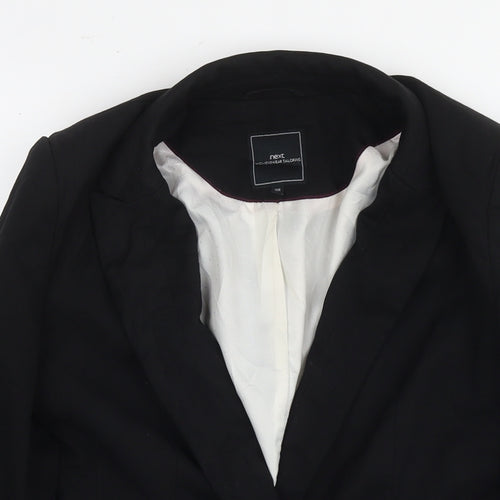 NEXT Womens Black Jacket Blazer Size 10 Button