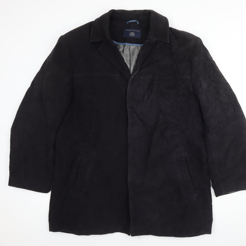 Terry de Havilland Mens Black Jacket Blazer Size L Button