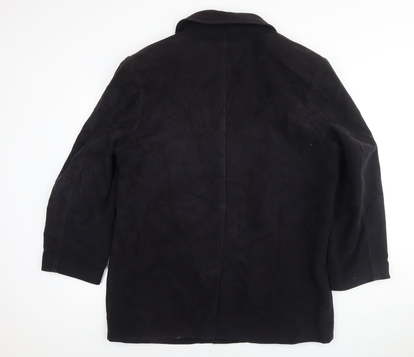 Terry de Havilland Mens Black Jacket Blazer Size L Button