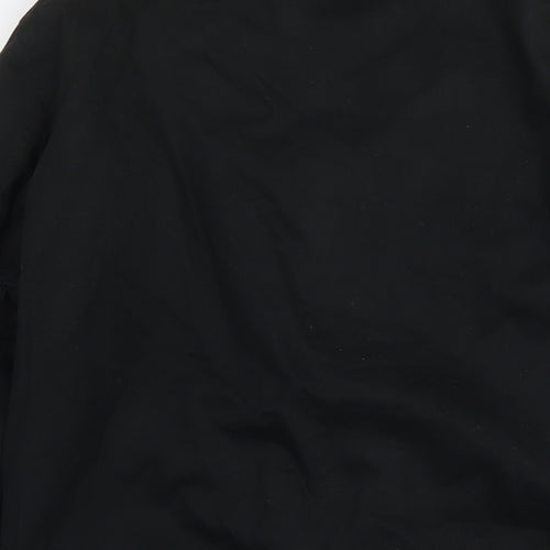 New Look Mens Black Bomber Jacket Jacket Size M Zip