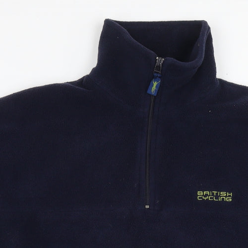 Result Mens Blue Polyester Pullover Sweatshirt Size M
