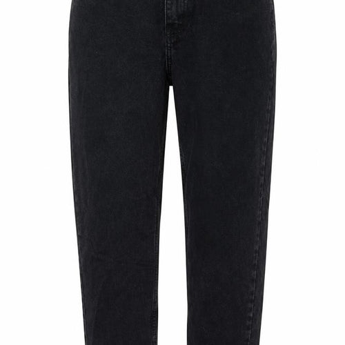 Denim & Co. Womens Black Cotton Straight Jeans Size 10 L27 in Regular Zip