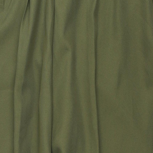 Slimtru Womens Green Polyester Trousers Size 22 L28 in Regular Zip