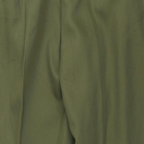 Slimtru Womens Green Polyester Trousers Size 22 L28 in Regular Zip