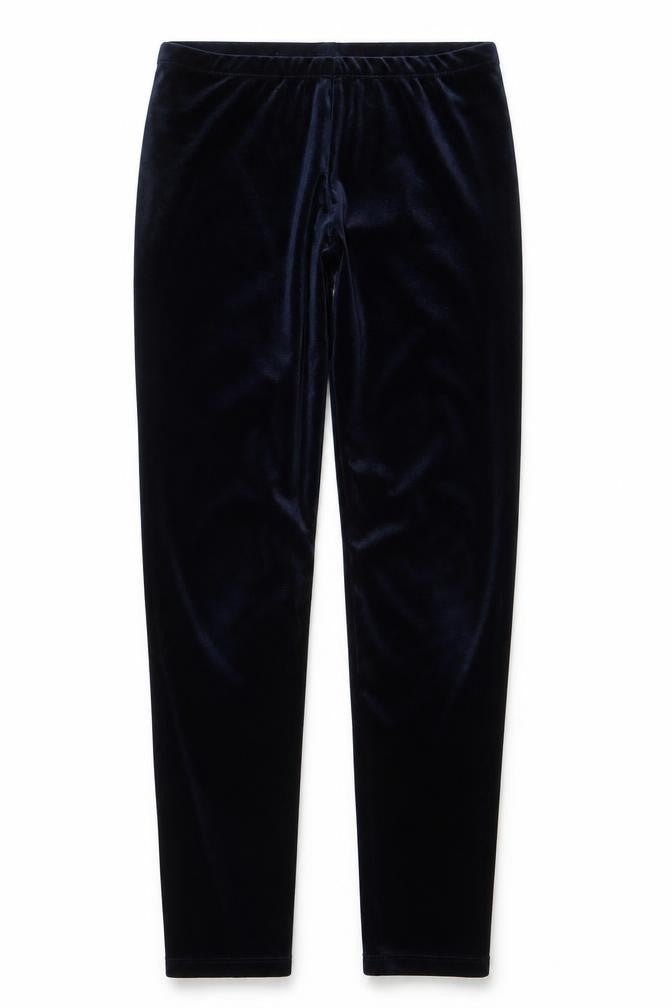 H&M Girls Blue Polyester Jegging Trousers Size 14-15 Years L30 in Regular Pullover