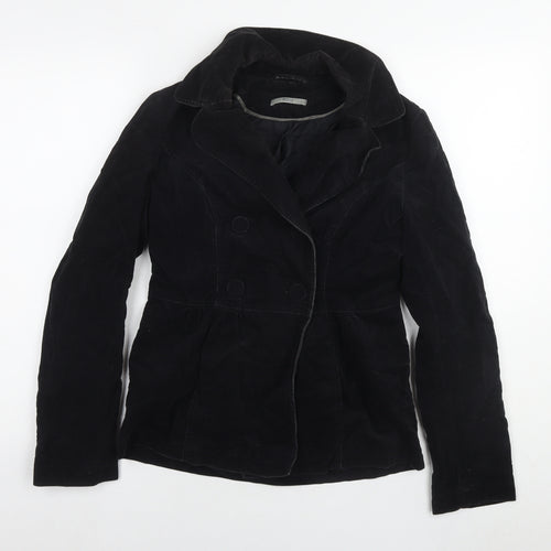 Marks and Spencer Womens Black Jacket Blazer Size 8 Zip