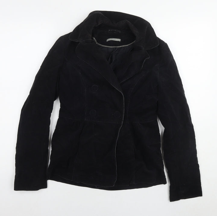 Marks and Spencer Womens Black Jacket Blazer Size 8 Zip