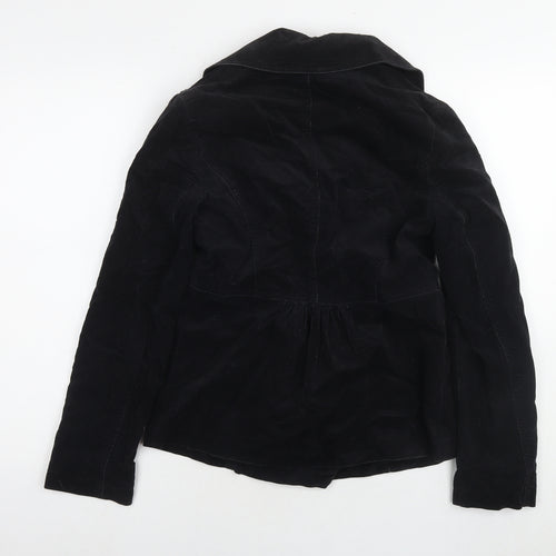 Marks and Spencer Womens Black Jacket Blazer Size 8 Zip