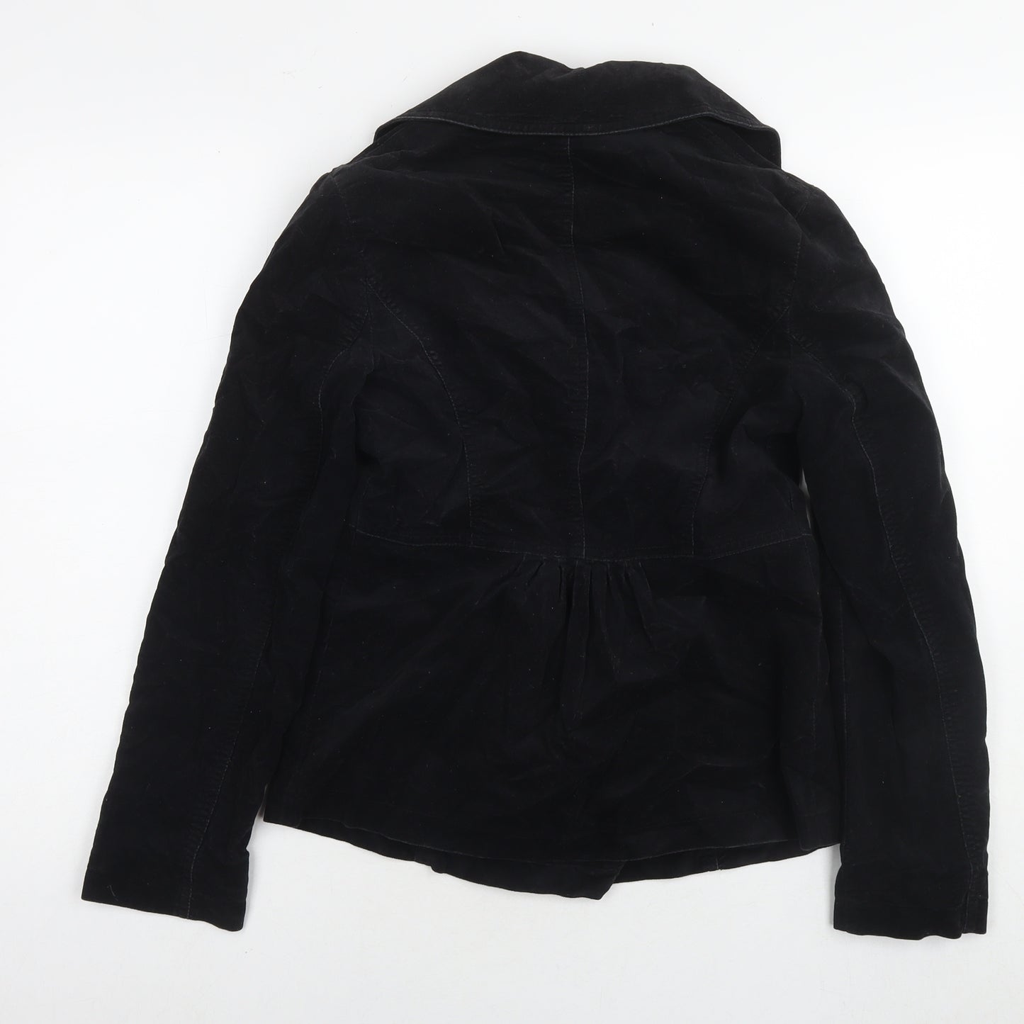 Marks and Spencer Womens Black Jacket Blazer Size 8 Zip