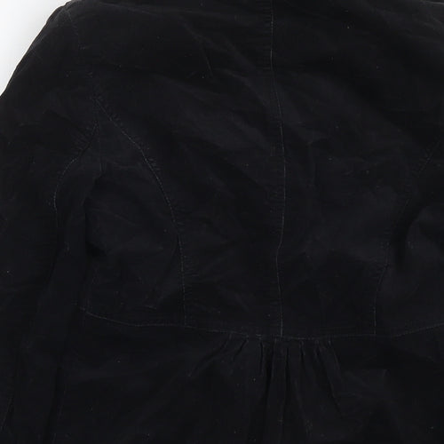 Marks and Spencer Womens Black Jacket Blazer Size 8 Zip