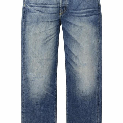 Zara Womens Blue Cotton Straight Jeans Size S L28 in Regular Zip