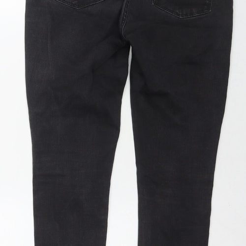 Gap Womens Black Cotton Skinny Jeans Size 6 L28 in Regular Zip