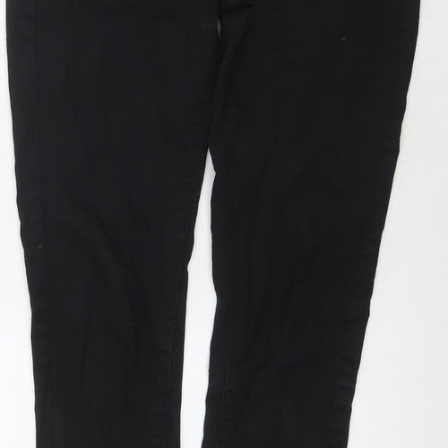 Marks and Spencer Womens Black Cotton Jegging Jeans Size 10 L30 in Regular Zip