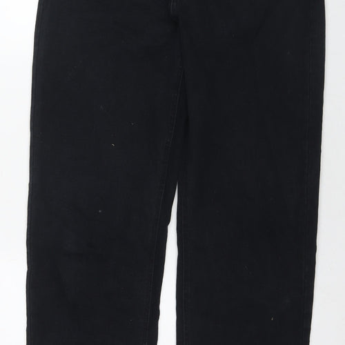 Pegasus Womens Black Cotton Straight Jeans Size 34 in L33 in Regular Zip