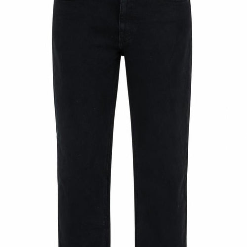 Pegasus Womens Black Cotton Straight Jeans Size 34 in L33 in Regular Zip