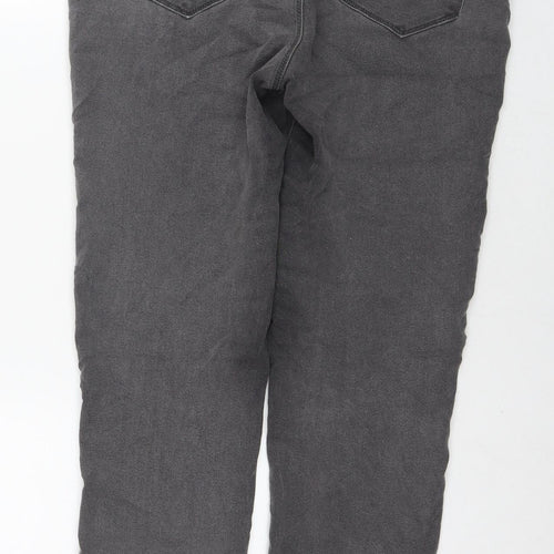 365 Denim Womens Grey Cotton Jegging Jeans Size 12 L27 in Regular